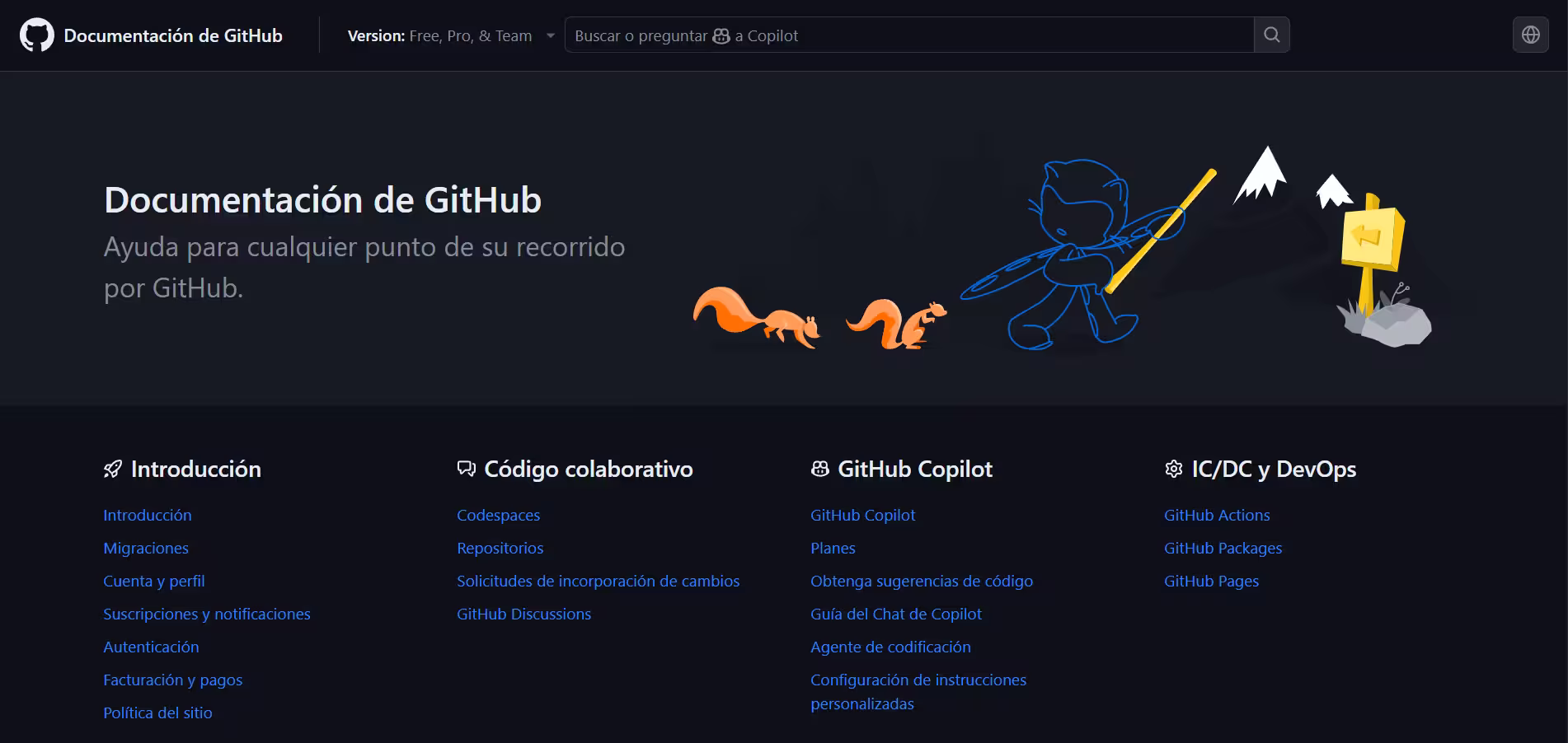 Guías oficiales de GitHub