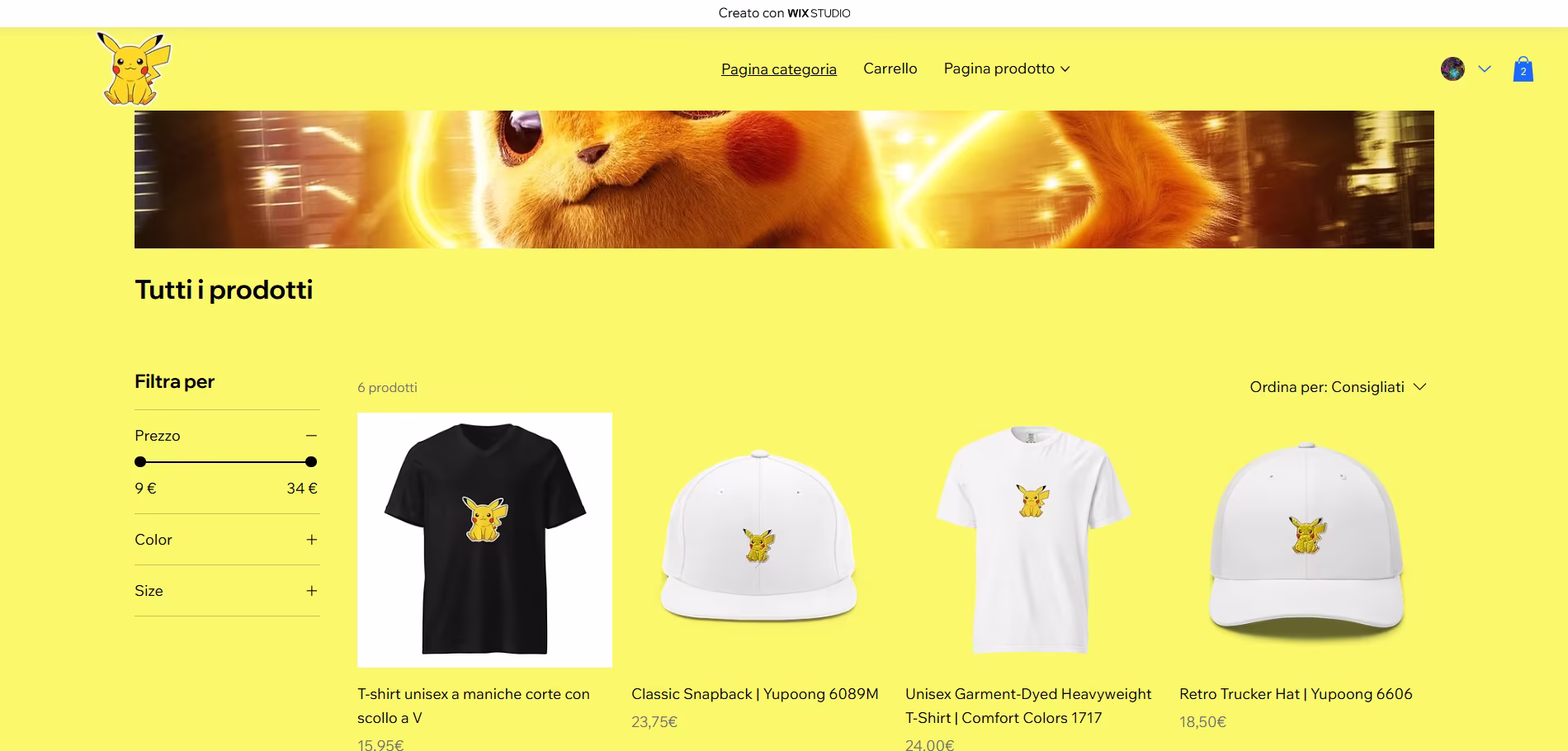 PikaStore: Printful (Print on Demand) + Wix Stores + Wix Gift Cards