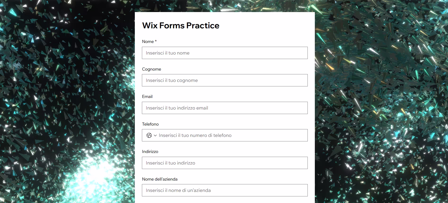 Wix Forms